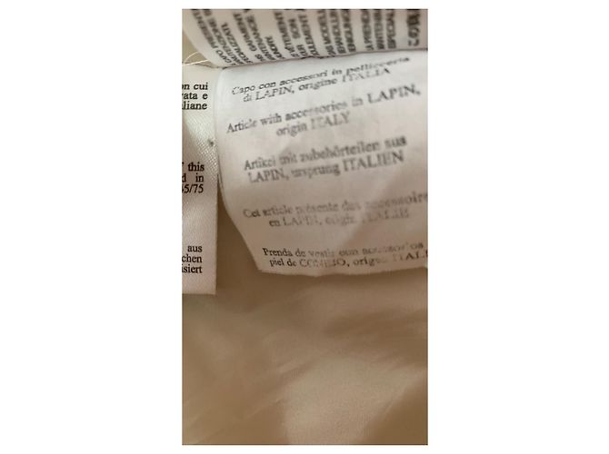 Autre Marque 'S Max Mara The Cube Beige Nylonjacke mit Gürtel - Ansicht 6