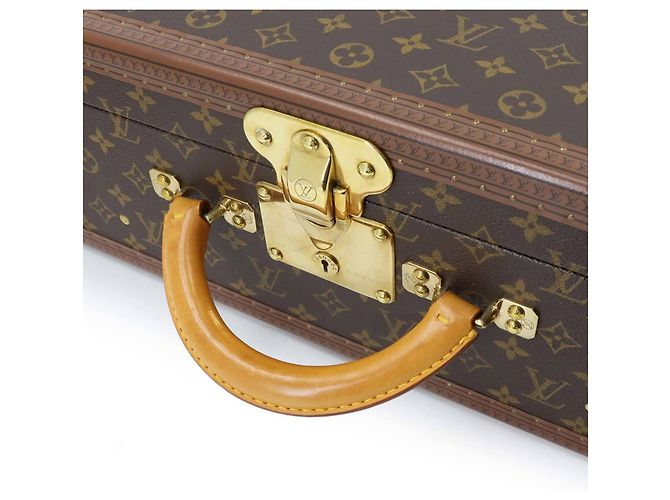 Bolsa Louis Vuitton Bilstein 55 Monogram Trunk Case Marrom Monograma - vista 5
