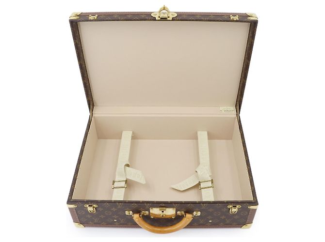 Bolsa Louis Vuitton Bilstein 55 Monogram Trunk Case Marrom Monograma - vista 6