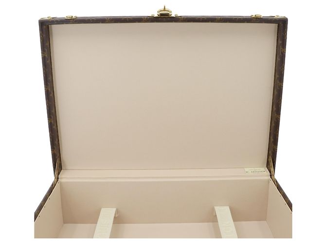 Bolsa Louis Vuitton Bilstein 55 Monogram Trunk Case Marrom Monograma - vista 7