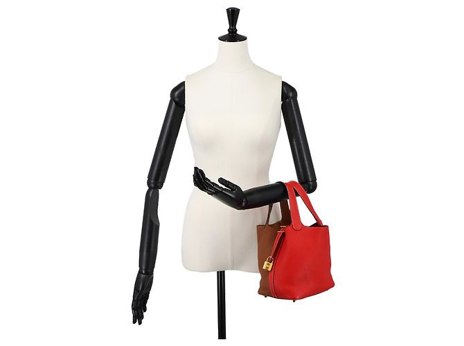 Hermès Bolsa Piko Hermes Picotin Lock PM Casaque Multicor - vista 10
