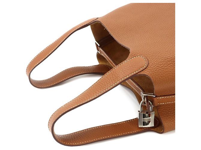 Hermès Borsa Hermes Picotin Lock PM D'oro - vista 6