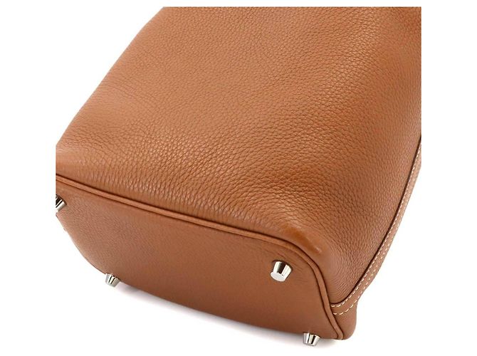 Hermès Borsa Hermes Picotin Lock PM D'oro - vista 9
