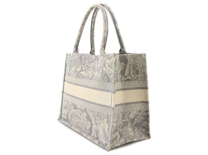 Sac à main Christian Dior Book Tote Medium Marron - vue 3