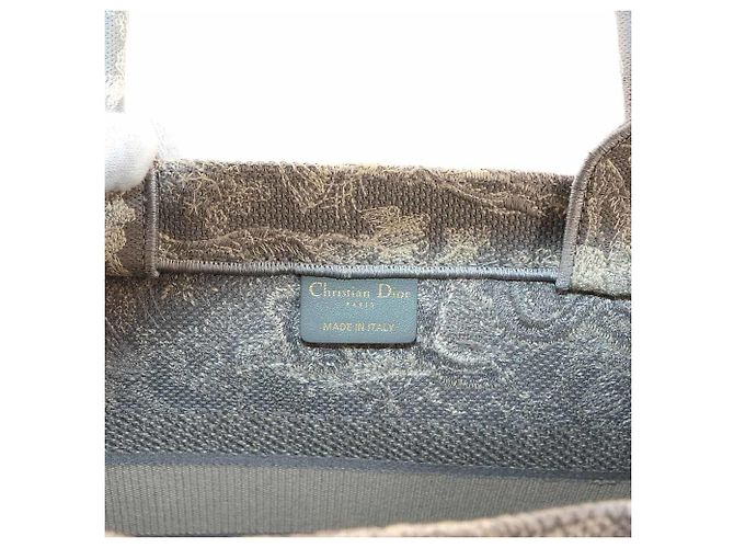 Sac à main Christian Dior Book Tote Medium Marron - vue 7