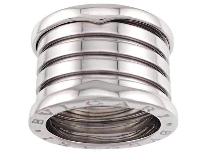 Bulgari Anello Bvlgari B.zero1 in Oro Bianco 18K - vista 2