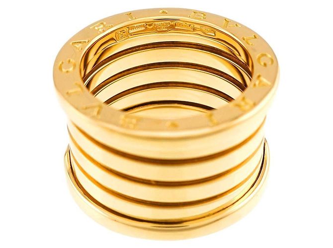 Bulgari Anel Bvlgari B.zero1 de 5 bandas Amarelo - vista 3