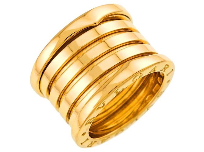 Bulgari Anel Bvlgari B.zero1 de 5 bandas Amarelo - vista 4