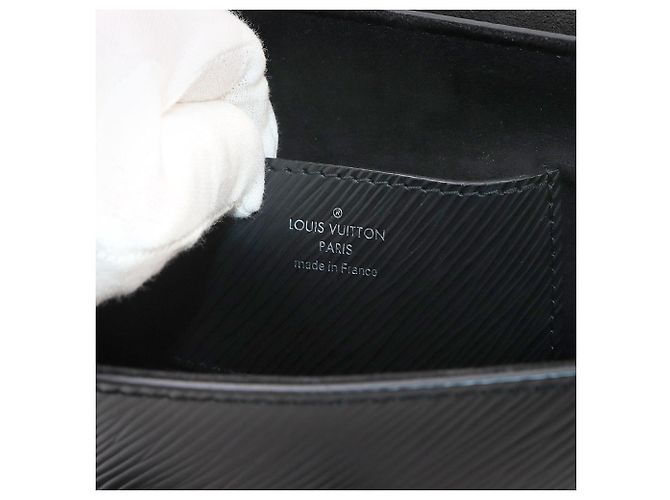 Borsa Louis Vuitton Epi Twist MM Nero - vista 9