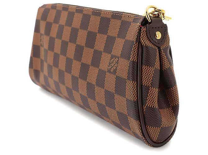 Louis Vuitton Damier Eva Handtasche Braun Damier ebene - Ansicht 4