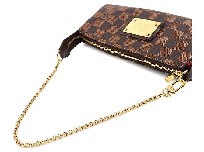 Louis Vuitton Damier Eva Handtasche Braun Damier ebene - Ansicht 5