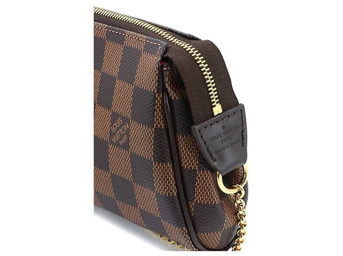 Louis Vuitton Damier Eva Handtasche Braun Damier ebene - Ansicht 7