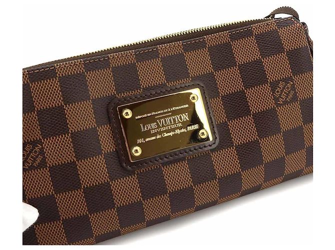 Louis Vuitton Damier Eva Handtasche Braun Damier ebene - Ansicht 8