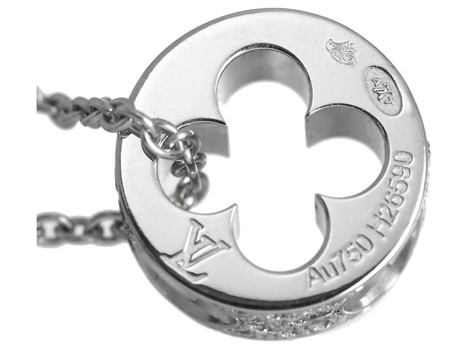Collar Louis Vuitton Pendant Empreinte Diamantes - vista 3
