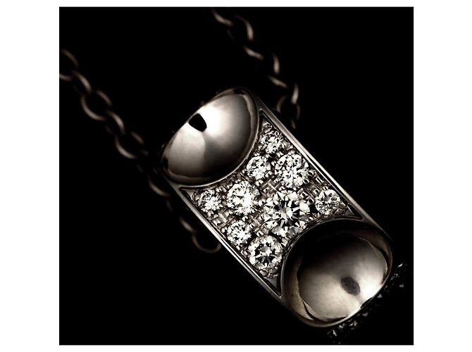 Collar Louis Vuitton Pendant Empreinte Diamantes - vista 7