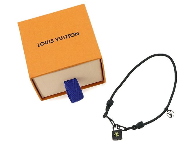 Pulseira Lockit com cadeado prateado Louis Vuitton Preto - vista 2