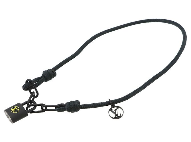 Pulseira Lockit com cadeado prateado Louis Vuitton Preto - vista 3