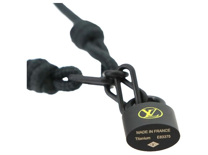 Pulseira Lockit com cadeado prateado Louis Vuitton Preto - vista 5