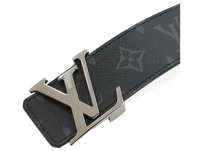 Cinturón Standard Louis Vuitton Monogram Eclipse Negro - vista 8