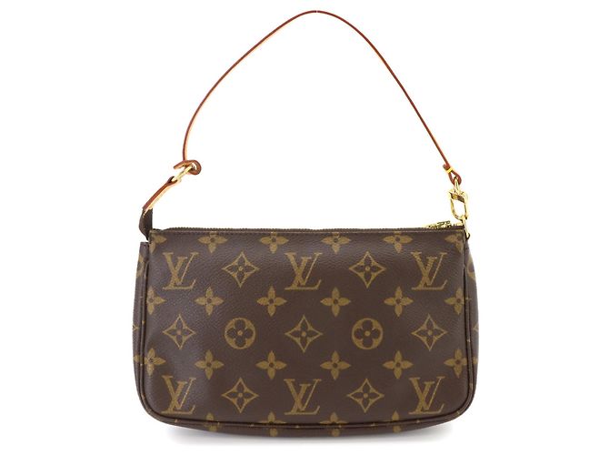 Louis Vuitton Monogram Pochette Accessoires Handtasche Braun Monogramm - Ansicht 2