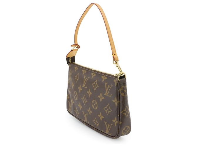 Louis Vuitton Monogram Pochette Accessoires Handtasche Braun Monogramm - Ansicht 3