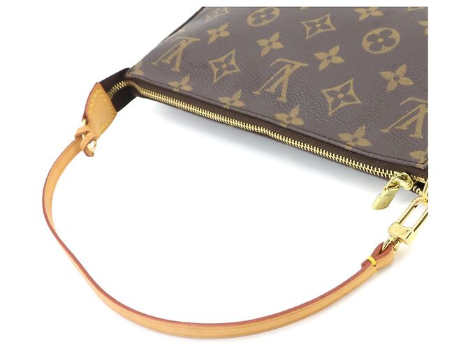 Louis Vuitton Monogram Pochette Accessoires Handtasche Braun Monogramm - Ansicht 5