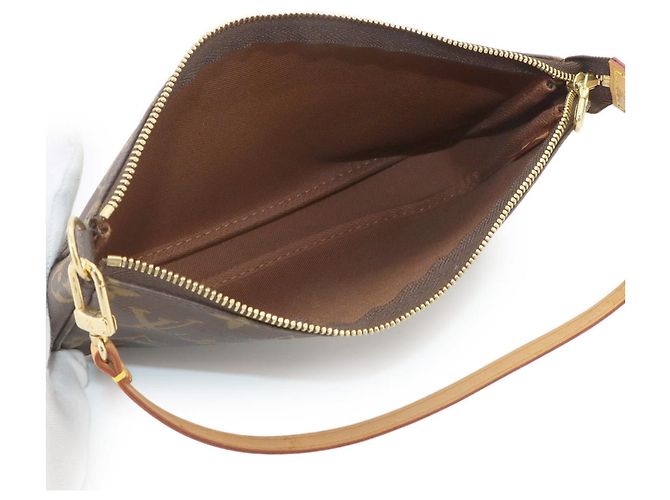 Louis Vuitton Monogram Pochette Accessoires Handtasche Braun Monogramm - Ansicht 6