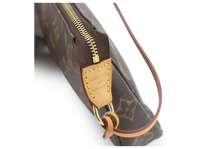 Louis Vuitton Monogram Pochette Accessoires Handtasche Braun Monogramm - Ansicht 7