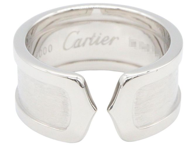 Anello Cartier C2 in oro bianco 18K D'oro - vista 2