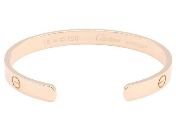 Pulsera Cartier Open Love Charm Dorado - vista 2