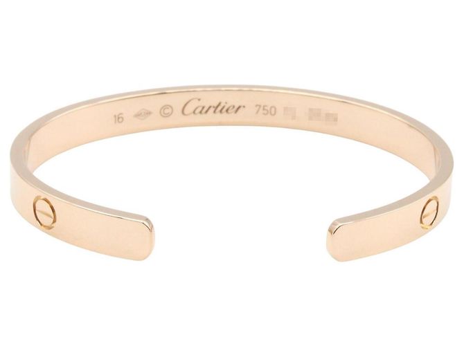 Esclava Cartier Open Love Dorado - vista 2