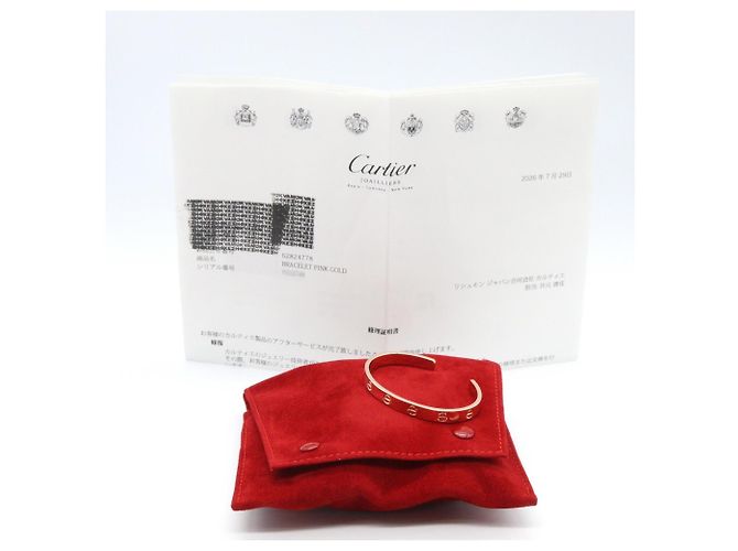 Esclava Cartier Open Love Dorado - vista 5