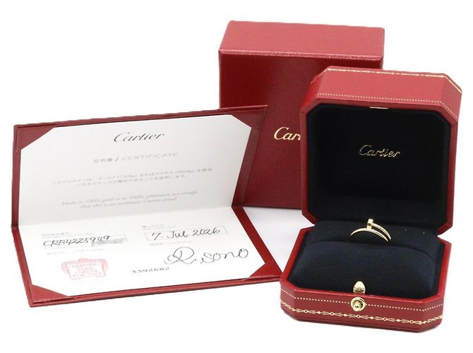 Anillo Cartier Juste un Clou Dorado - vista 7