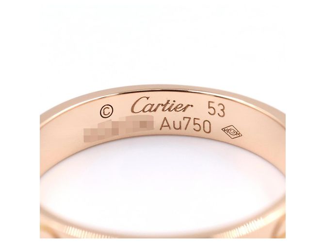 Cartier Mini Love Ring in 18K Roségold Golden - Ansicht 3