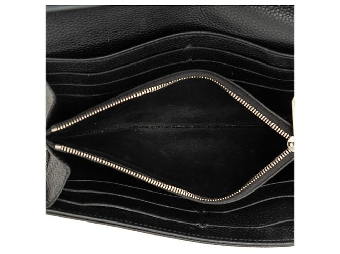 Louis Vuitton Monogram Mahina Portefeuille Iris Long Wallet Schwarz - Ansicht 5