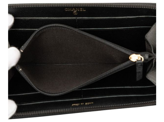 Carteira Longa Chanel Coco Mark Preto - vista 4