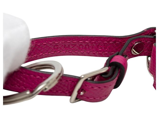 Hermès Hermes Collier de Chien Charm Keyring Prata Roxo - vista 6