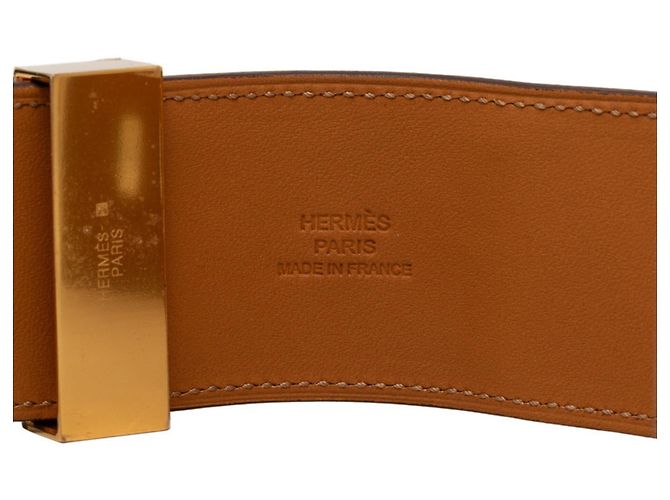Hermès Bracciale con charm Hermes Collier de Chien Disco Faubourg Rosso Arancione - vista 7