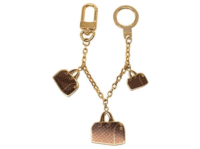 Portachiavi Louis Vuitton Monogram Iconic Speedy Charm Marrone - vista 2