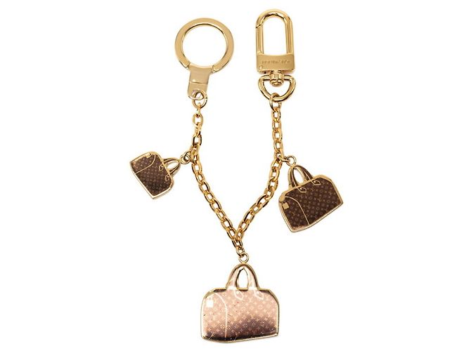 Portachiavi Louis Vuitton Monogram Iconic Speedy Charm Marrone - vista 3