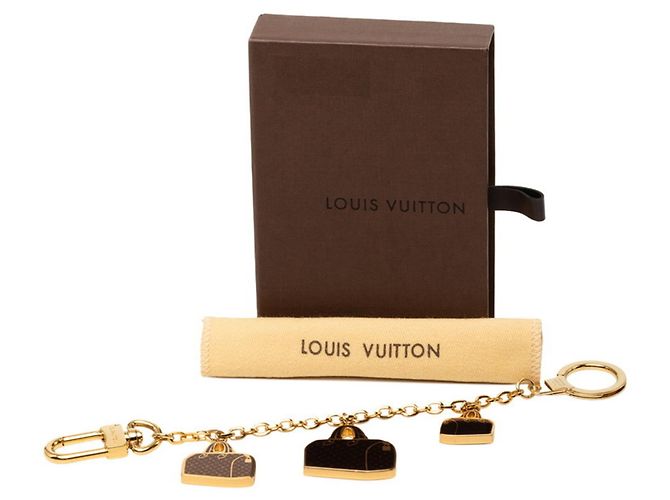 Portachiavi Louis Vuitton Monogram Iconic Speedy Charm Marrone - vista 6