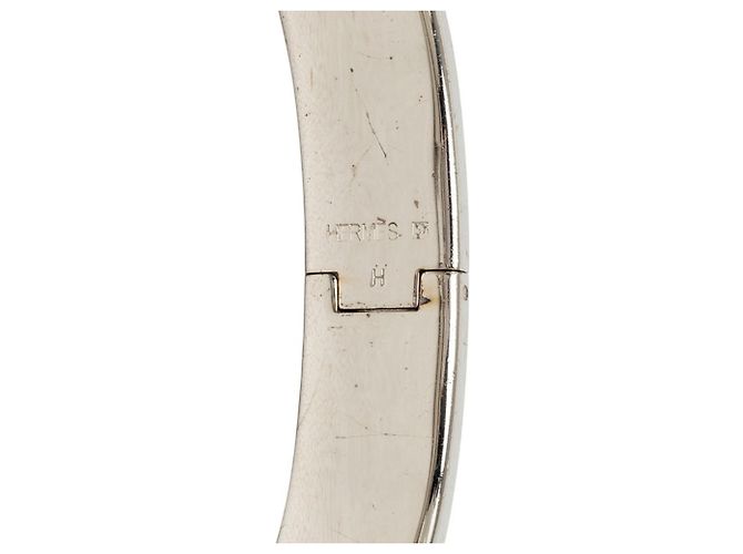 Hermès Bracciale Hermes Click H PM Argento Rosso - vista 5
