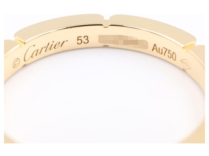 Anello Cartier Maillon Panthère 4PD D'oro - vista 4