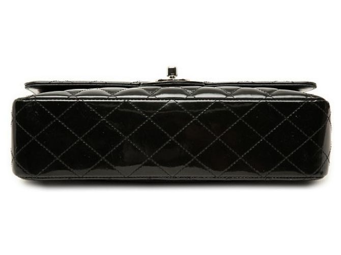 Bolsa de Ombro Chanel Matelassé Coco Mark Double Flap com Corrente Preto - vista 3
