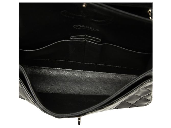 Bolsa de Ombro Chanel Matelassé Coco Mark Double Flap com Corrente Preto - vista 4