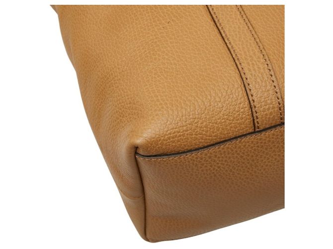 Borsa Tote e a tracolla Gucci in pelle beige - vista 5