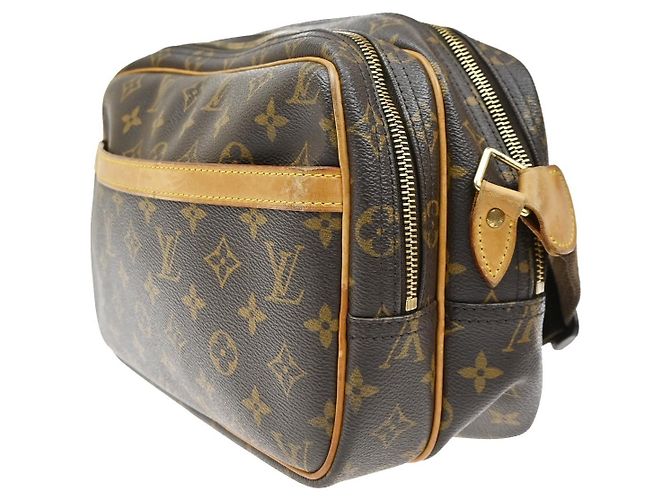 Louis Vuitton Reporter Monogram PM Marrone - vista 3