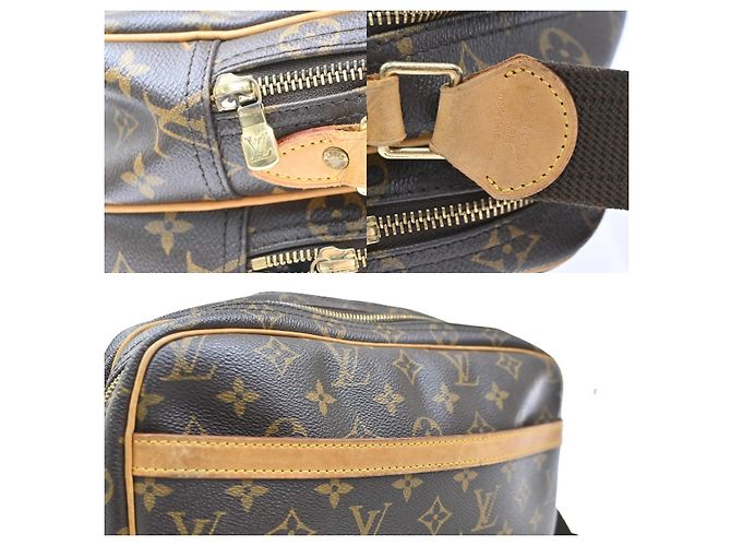 Louis Vuitton Reporter Monogram PM Marrone - vista 6