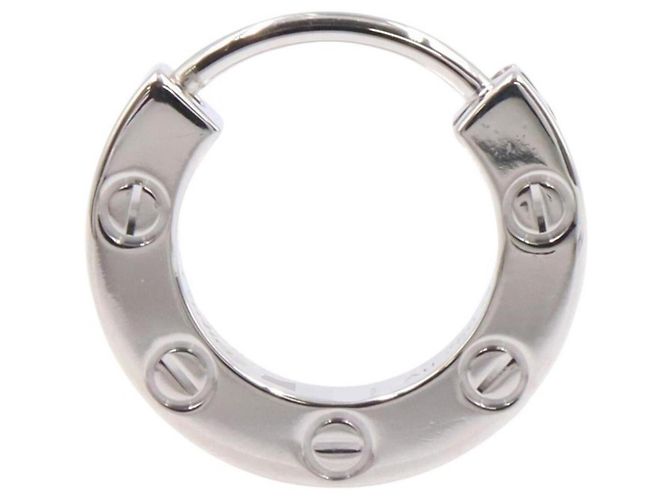 Orecchini Cartier Love in oro bianco 18K D'oro - vista 2