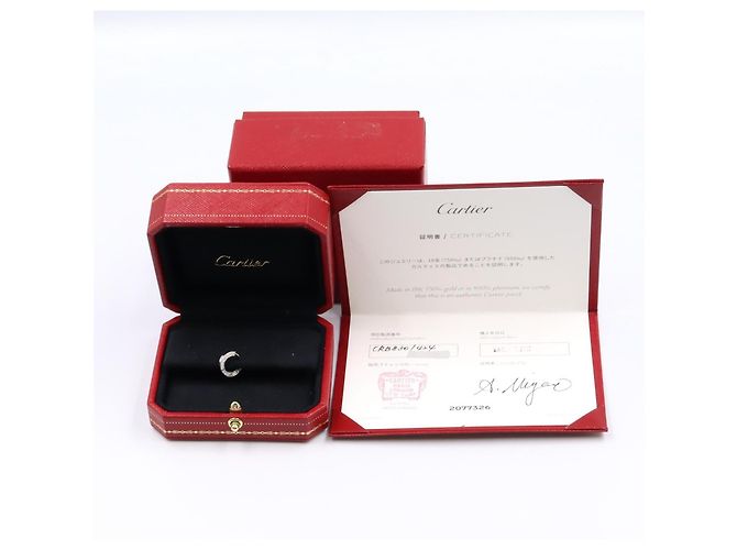 Orecchini Cartier Love in oro bianco 18K D'oro - vista 6